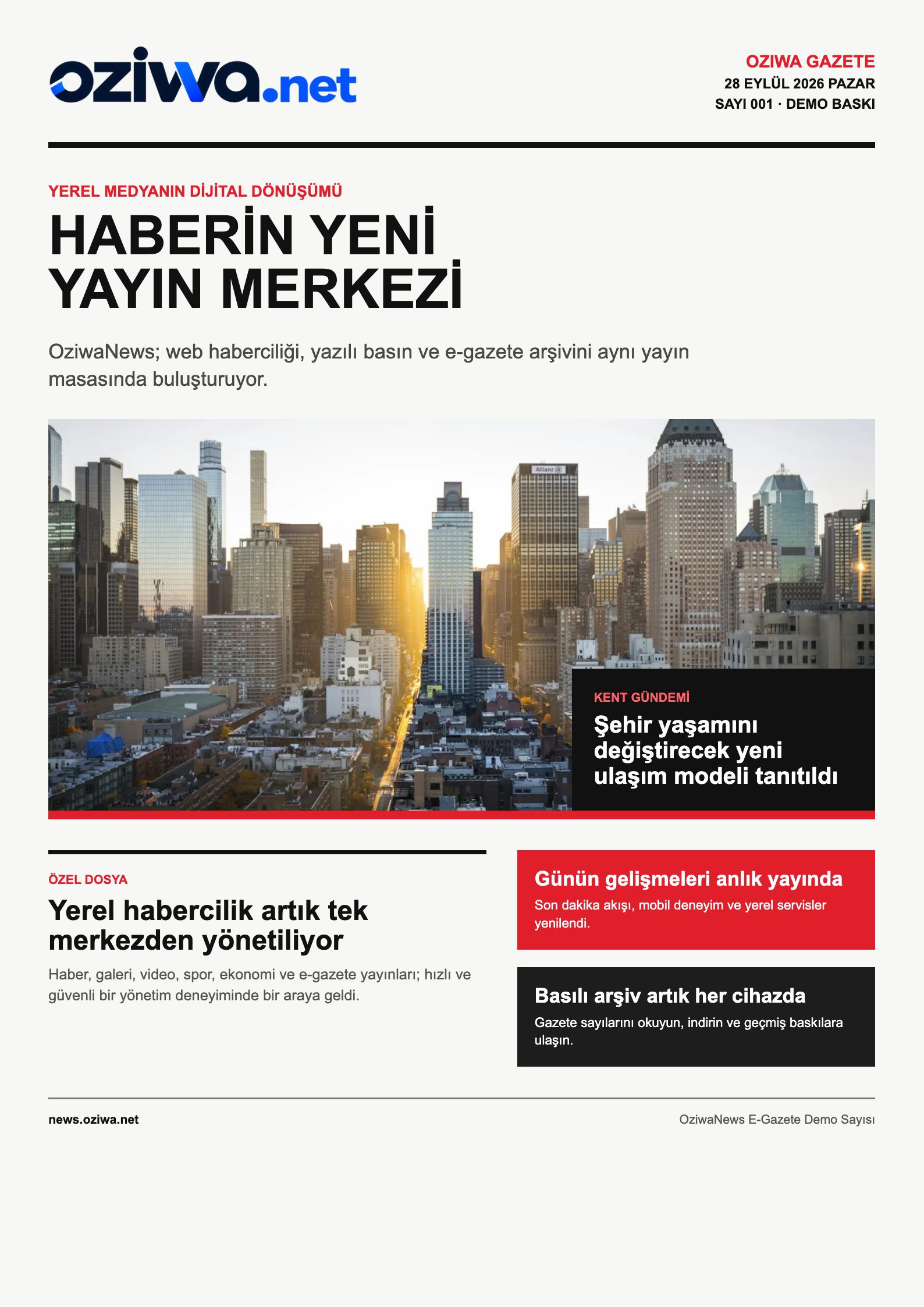 BikHaber Gazete Demo